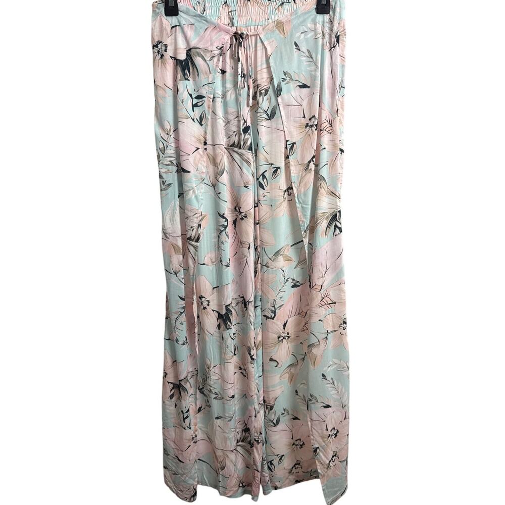 BCBGMAXAZARIA Floral Pant Cover Up